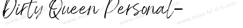Dirty Queen Personal字体转换